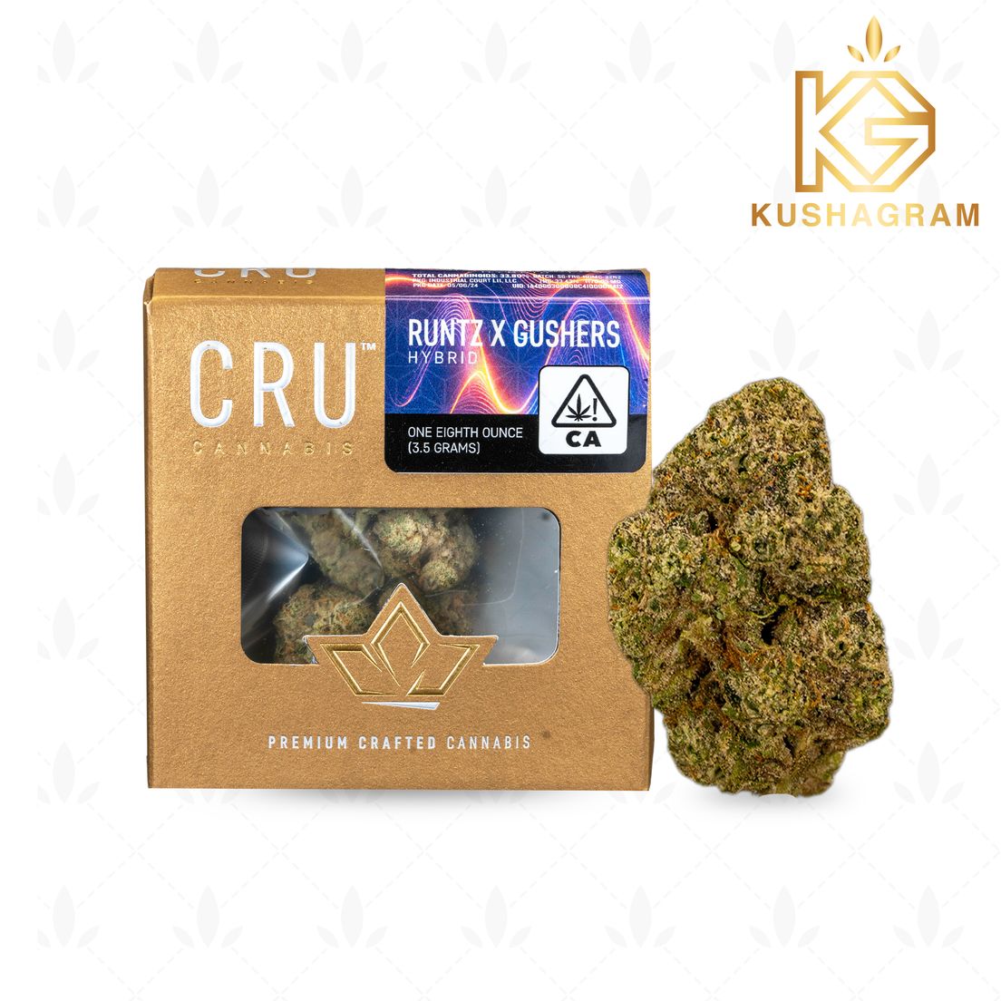 CRU Cannabis - Runtz X Gushers (3.5 Grams) 3.5g