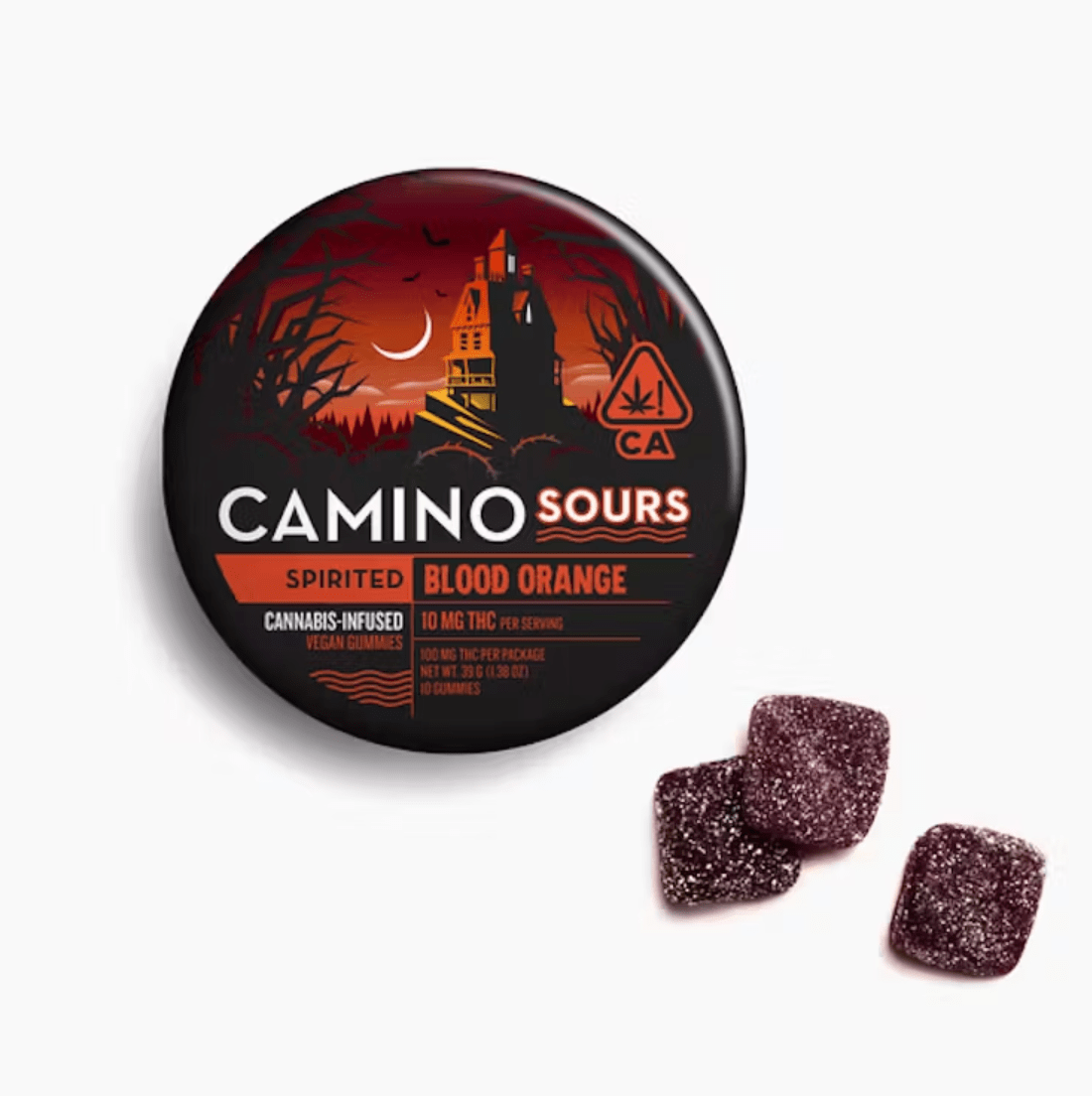 Camino Sours 'Spirited' Blood Orange Gummies