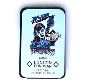 Pre Rolls | Infused | London Donovan | 5 Pack | 0.75G x 5 | Blue Raspberry | Sativa | $25.00