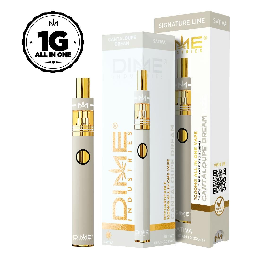 Dime Industries- Cantaloupe Dream 1000MG All In One Device 1g (I)