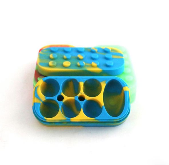 6 + 1 SILICONE BRICK WAX CONTAINER