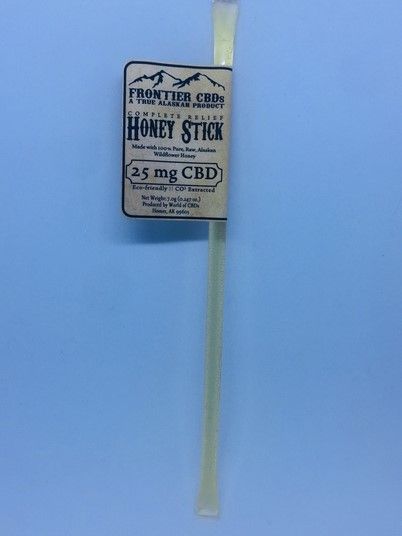 CBD - Edible - Wildflower Honey Sticks by Frontier CBD - 25mg - .25oz