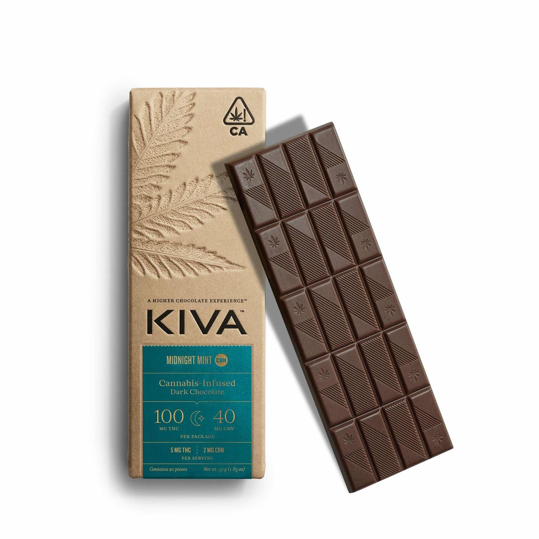 [Kiva] CBN Chocolate - 5:2 - Midnight Mint (H)