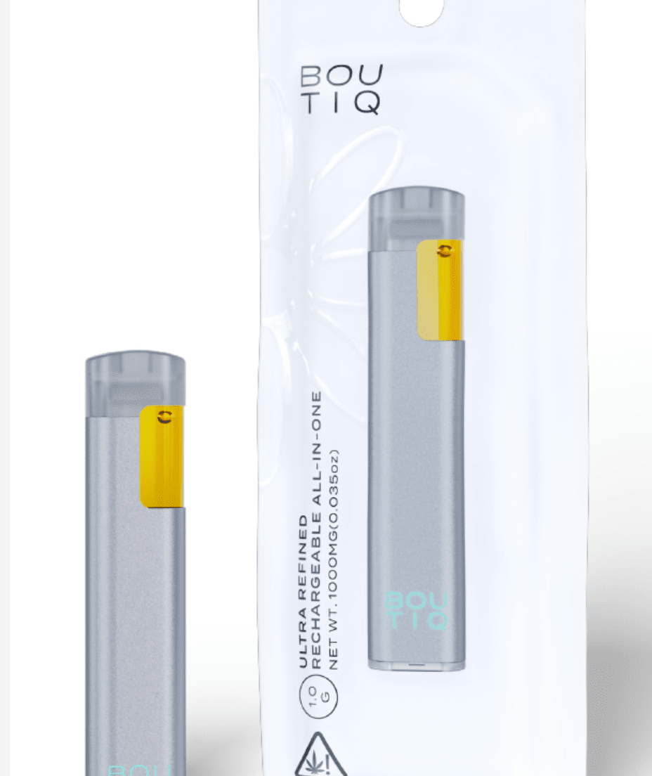 Boutiq - HONEY BUNS - 1g disposable Vape Pen (Rechargeable) THC: 94.68 %