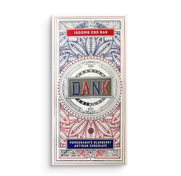 Dank 1500mg CBD Bar Blueberry Pomegranate