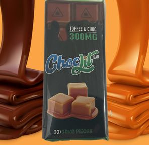 ChocLit Toffee & Chocolate Bar - 300 mg