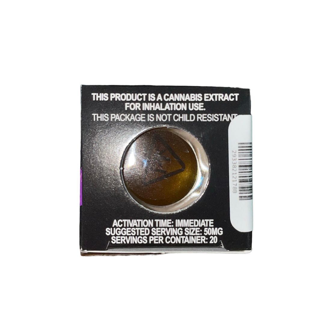 1. Speedy Weedy 1g THC Live Resin Badder - Wedding Bomb (H) *MFG 04/29/22*