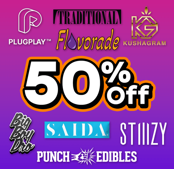 *50% off Premium Brands*