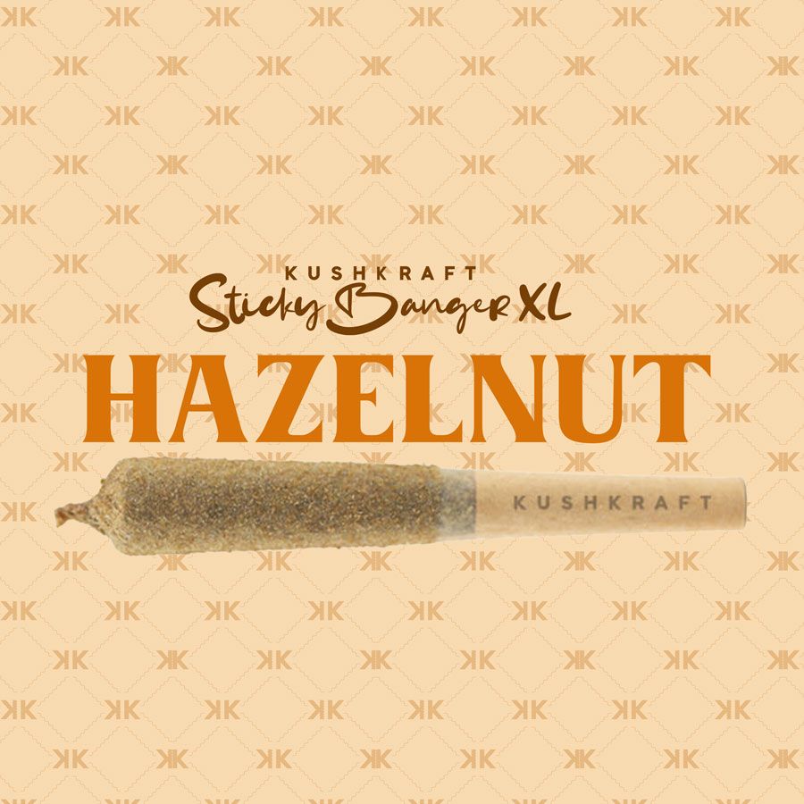 1 x 2G XL Infused Sticky Banger Indica Hazelnut by KushKraft