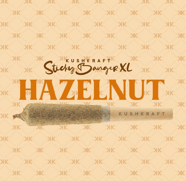 1 x 2G XL Infused Sticky Banger Indica Hazelnut by KushKraft