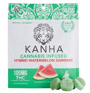 Kanha Hybrid Watermelon (100mg) Gummies