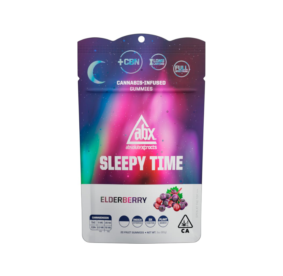 Absolute Xtracts Gummies Sleepytime Elderberry 100mg