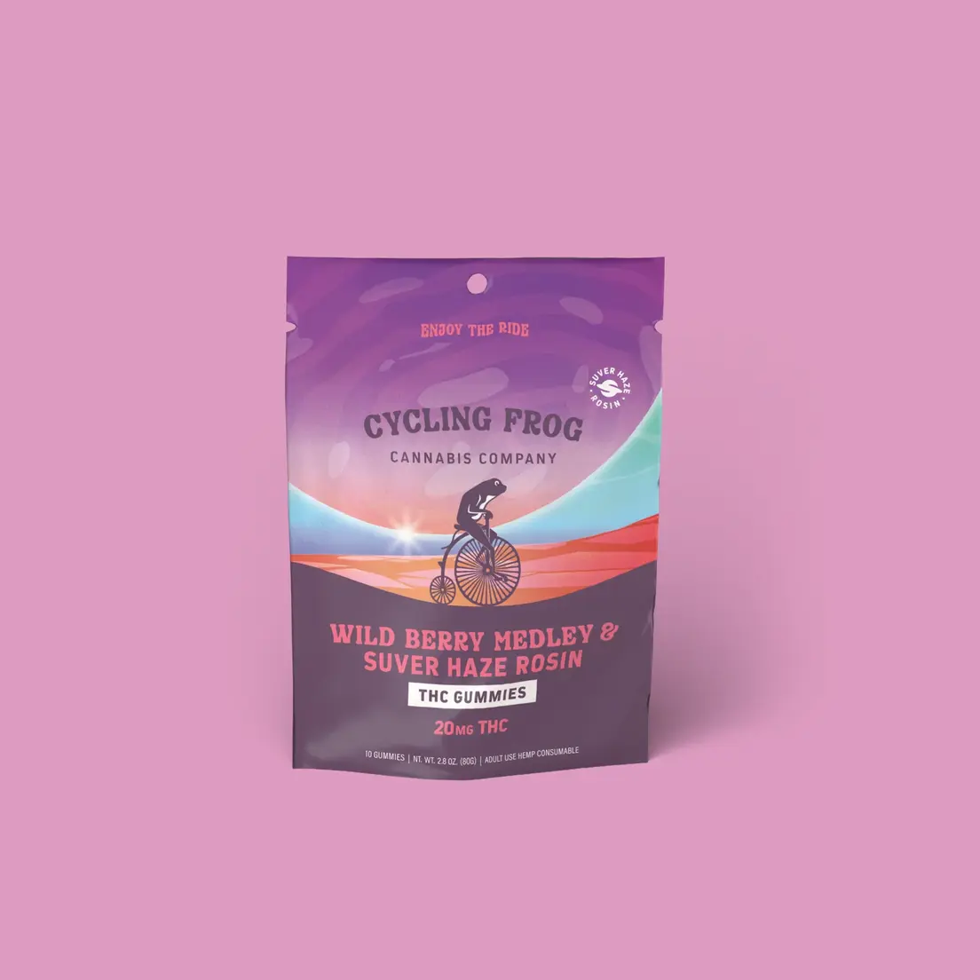 CF 20mg THC Wild Berry Medley Rosin Gummies, 10ct