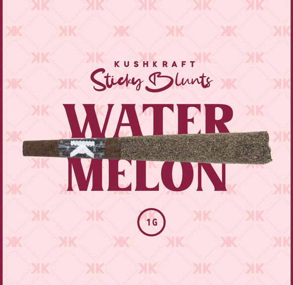 1 x 1g Shatter Infused Blunt Hybrid Watermelon by KushKraft