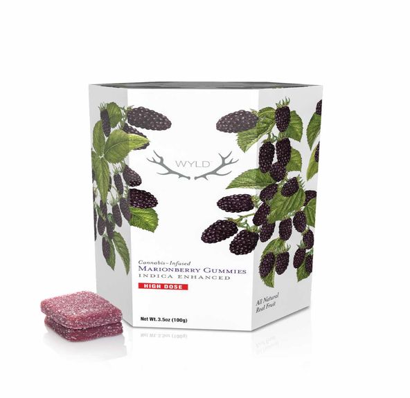 Wyld - *High Dose* Marionberry Indica Enhanced Gummies 1000mg