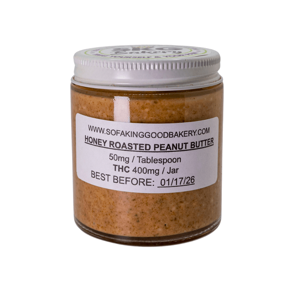 400mg Infused Honey Roasted Peanut Butter by Sofa King Bakery