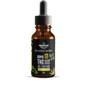 Mint CBD Oil Tincture I Grounded Gardens I 1100mg I 1ct