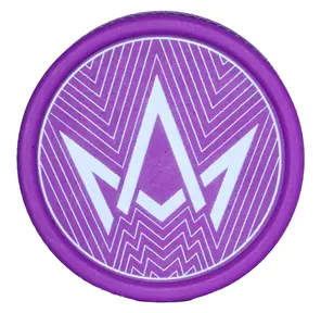 March and Ash - 2 Piece Small Hemp Grinder - Purple