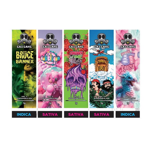 1339 - Gas Gang - 1g Vape Pen (Box of 25)