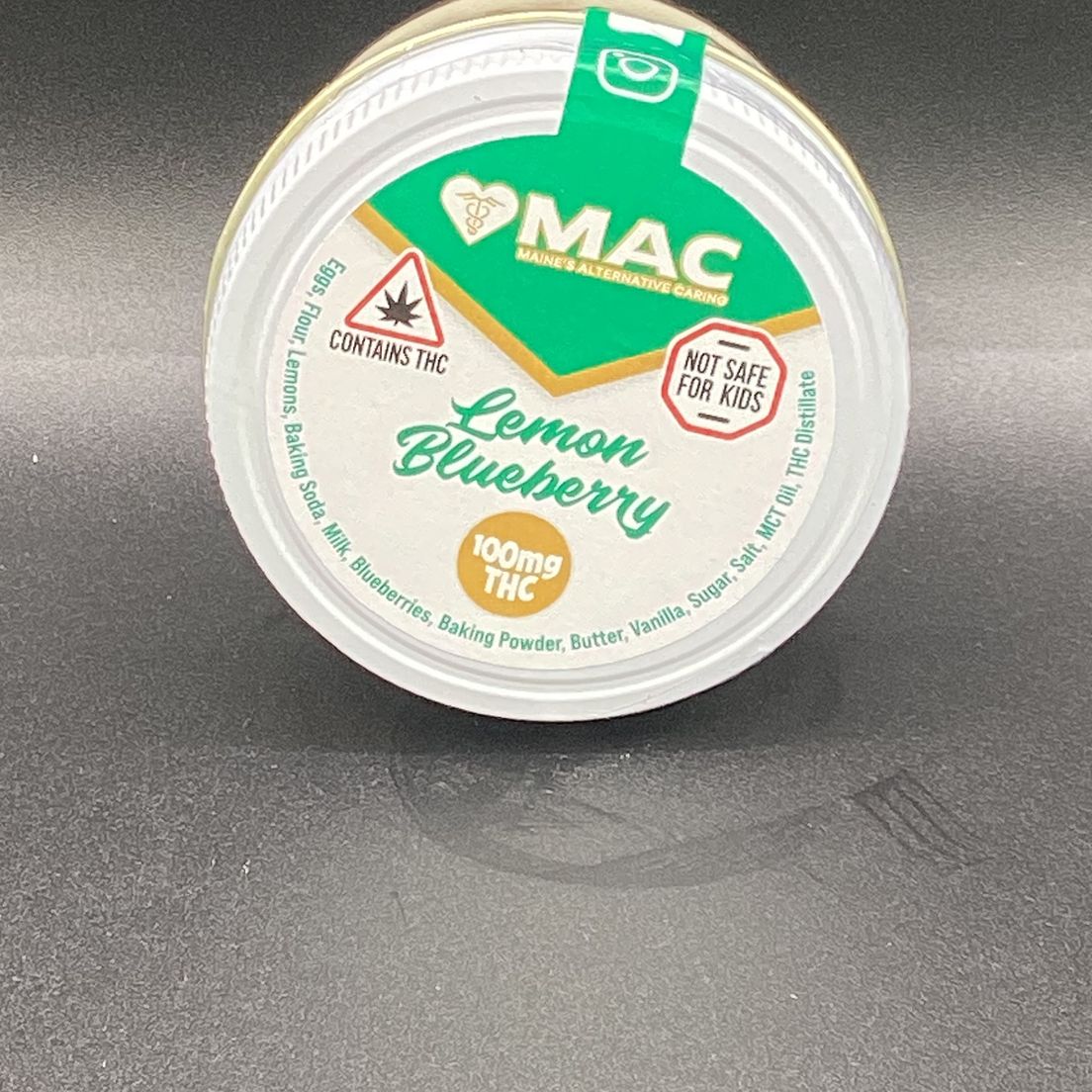 MAC- Blueberry Lemon- Dessert Jar- 100mg- on special