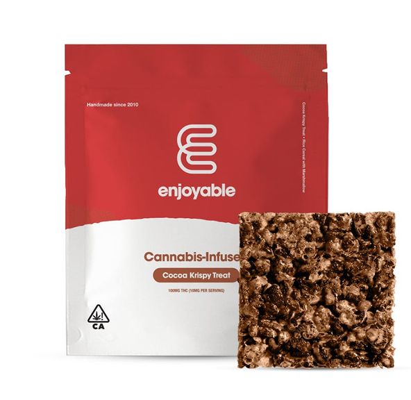 100mg Cocoa Krispy Treat - ENJOYABLE