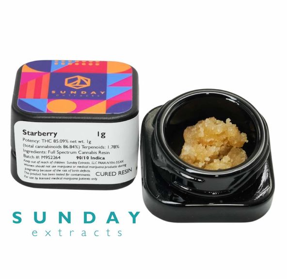 Sunday Extracts - 1g Concentrate Starberry 1g