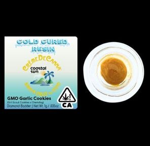 GMO Garlic Cookies Cold Cured Resin - Diamond Badder 1.00 g