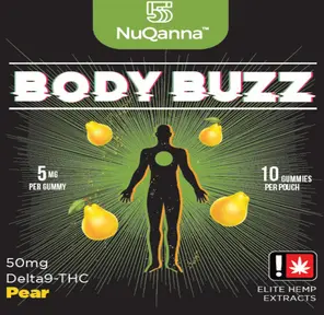 Body Buzz: Full Spectrum: 50mg: Pear