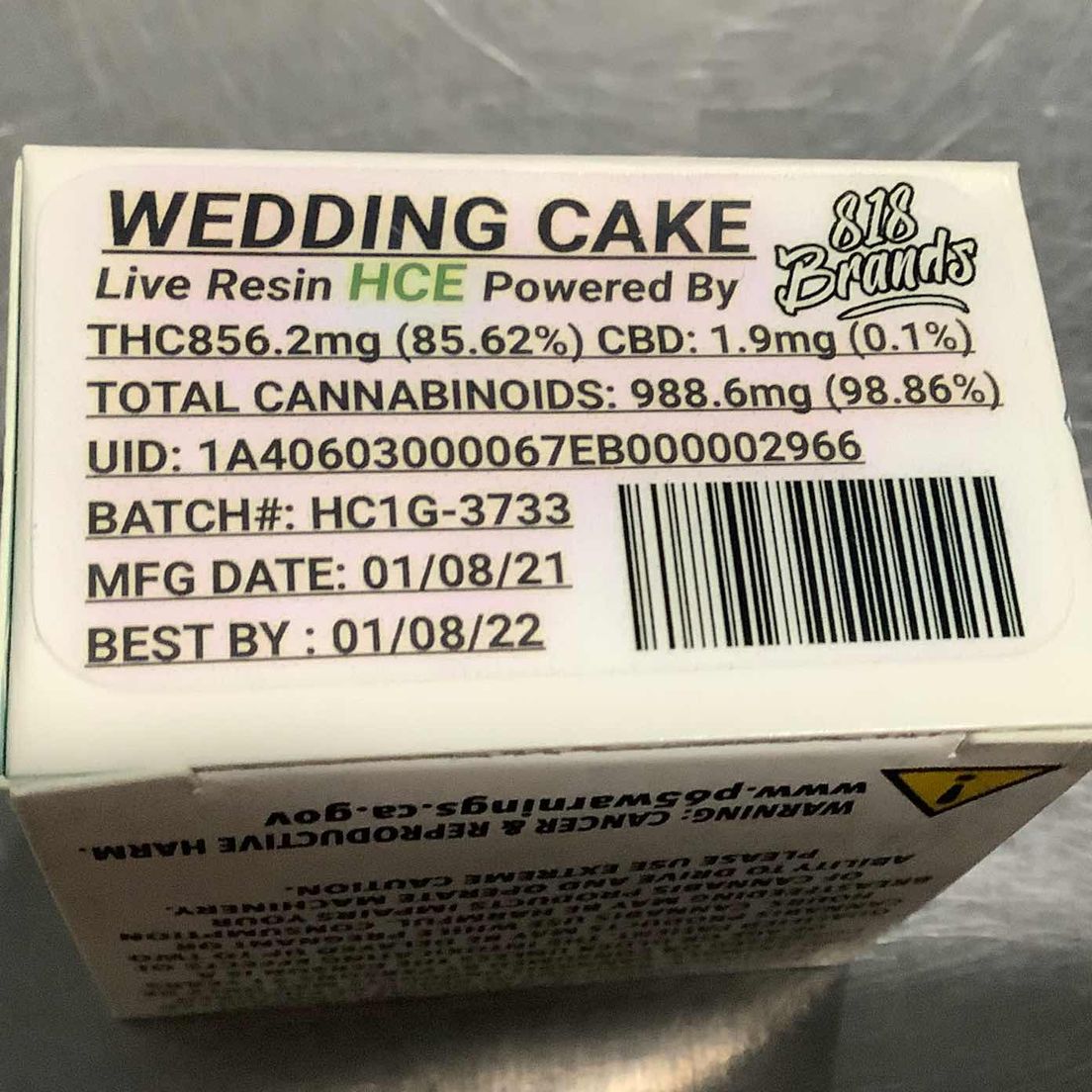 (BearLabs) Wedding cake 1G HCE Diamonds