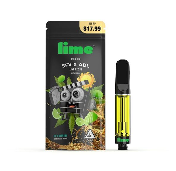 Lime - SFV x ADL - Live Resin Cartridge - 1g