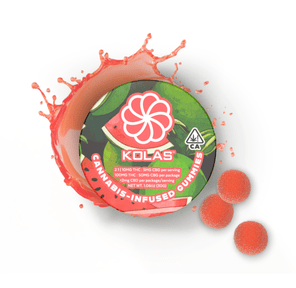 Kolas Gummies Watermelon 100mg THC / 50mg CBG