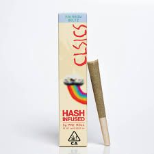 CLSICS- Rainbow Beltz Hash Infused Preroll 1g (H)