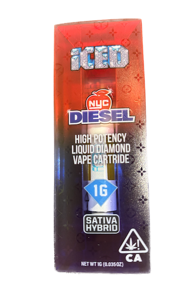 Iced NYC Diesel 1g Liquid Diamond Cartridge 84.6%