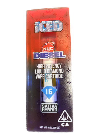Iced NYC Diesel 1g Liquid Diamond Cartridge 84.6%