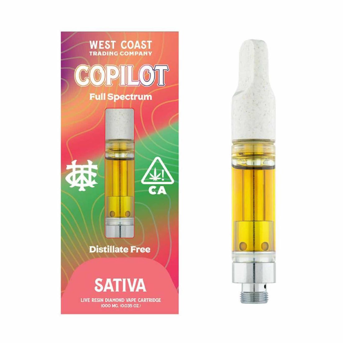 West Coast Trading Company - Copilot | Blue Banana Z | Live Resin Diamond Vape Cartridge 1g