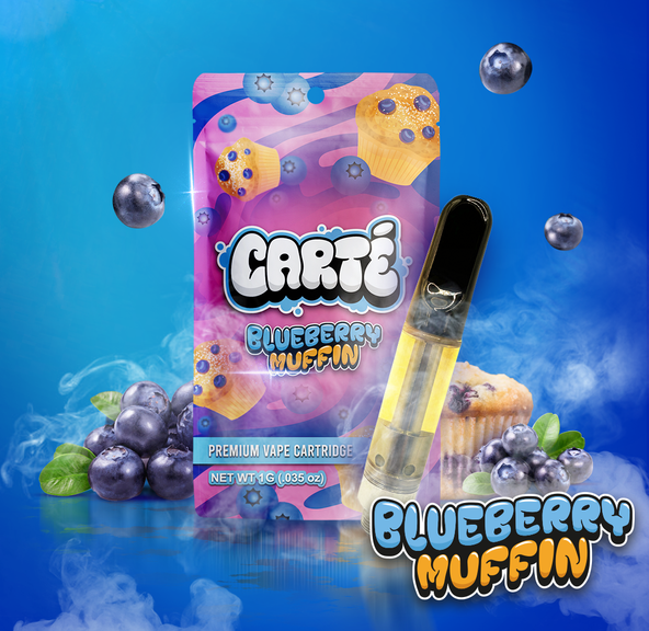 .⠀⠀CARTÉ 1g Blueberry Muffin Cartridge