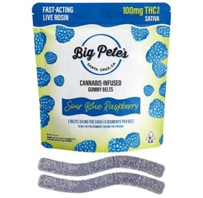 Big Pete's Treats: Sour Blue Raspberry Belts