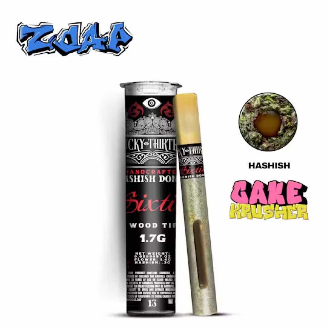 Lucky Thirteen - Zoap Hashish Donut Hole - 1.7g