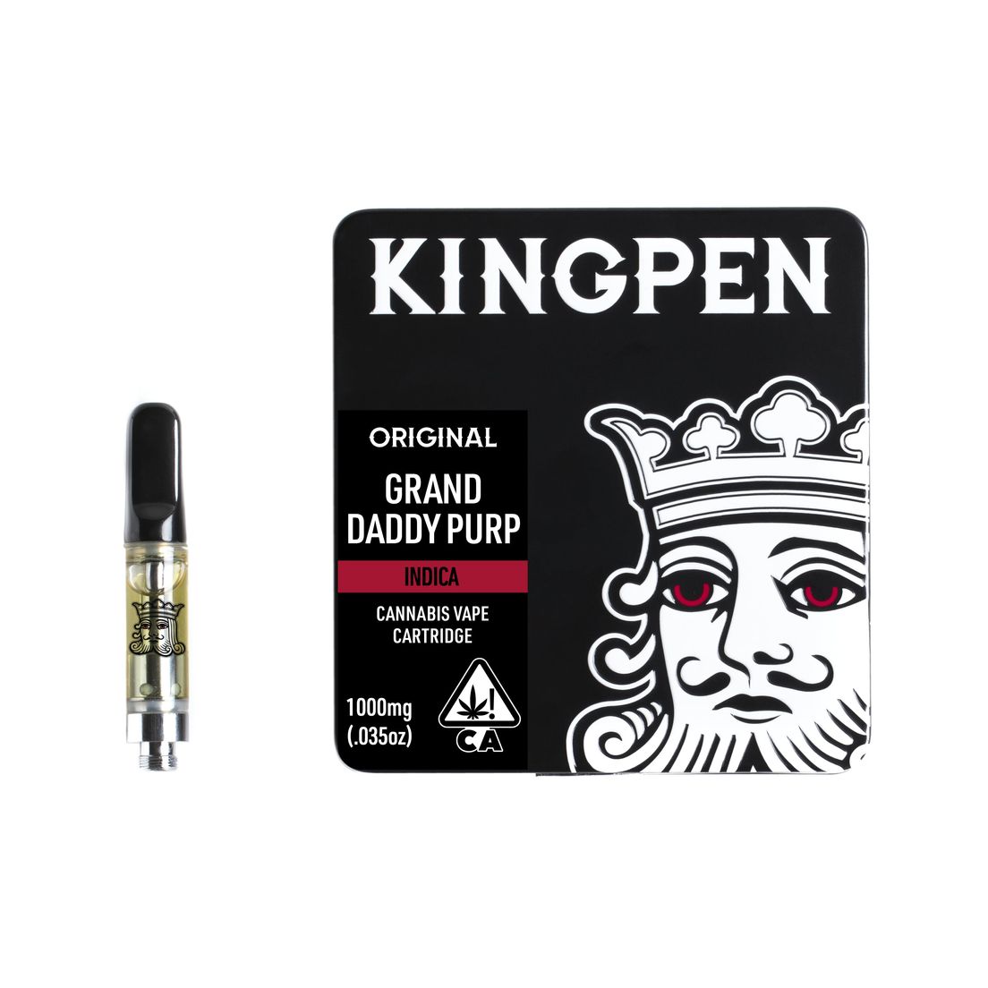 Kingpen Cartridge Granddaddy Purple 1g