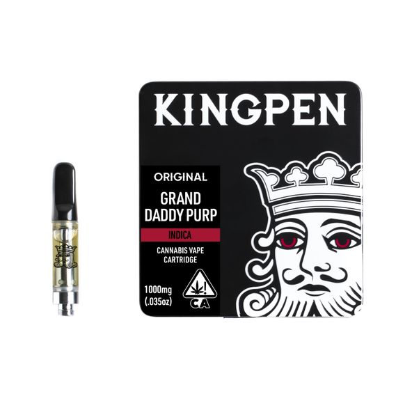 Kingpen Cartridge Granddaddy Purple 1g