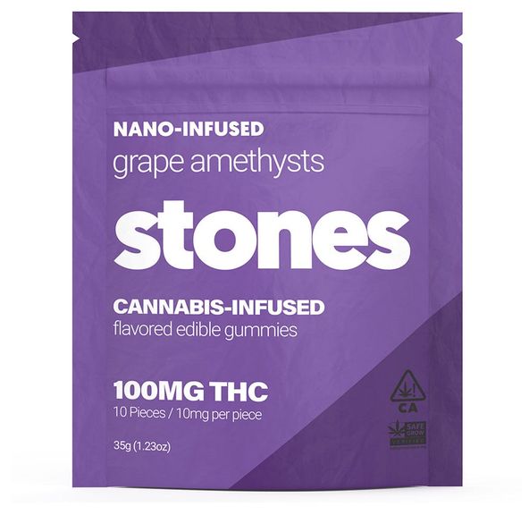100mg Grape Amethyst Gummies - STONES