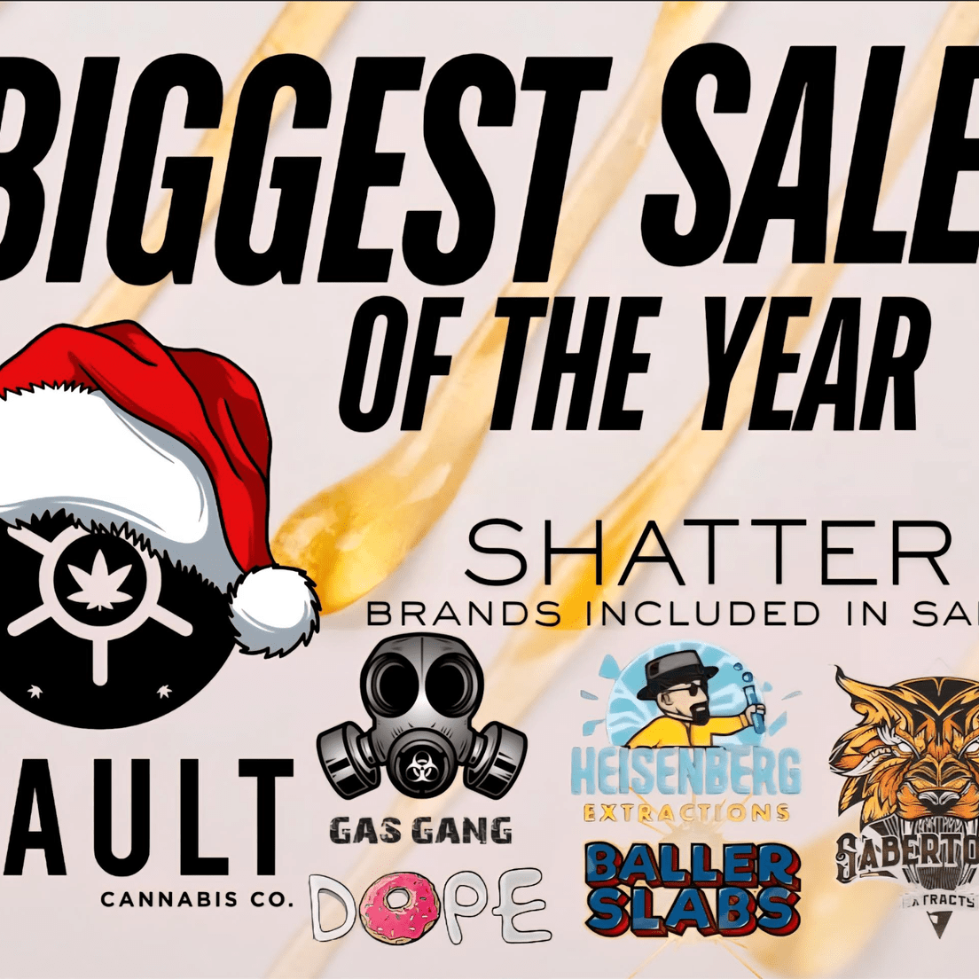 *BIGGEST SHATTER SALE OF THE YEAR!!!