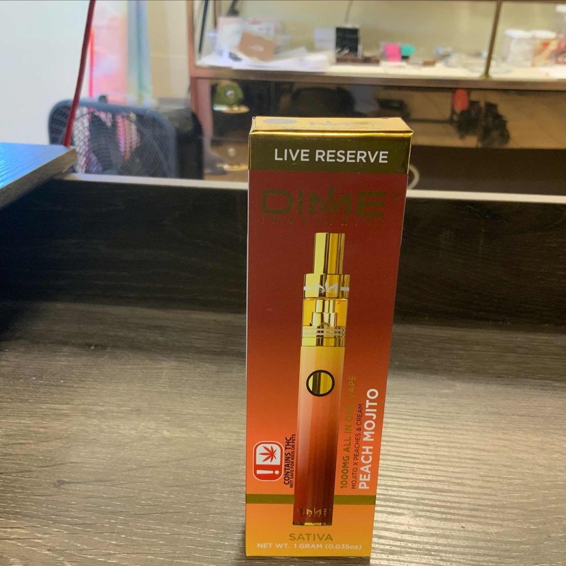 Peach Mojito Dime Disposable Live Resin 1g