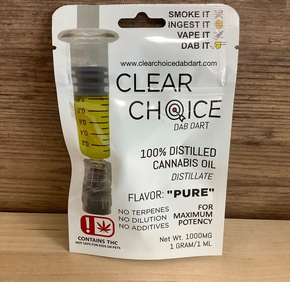 1000MG Clear Choice Dart Dab - Canna Basics - Hybrid