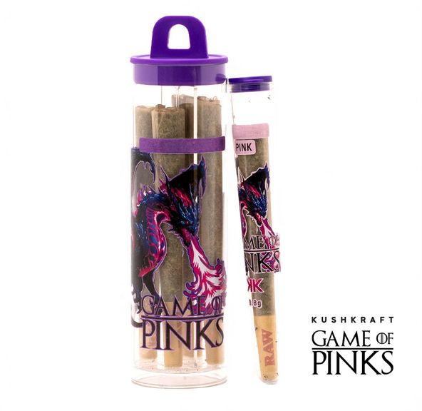Pink Draco 4 x 0.8g Exclusive Pre-Rolls - Game of Pinks
