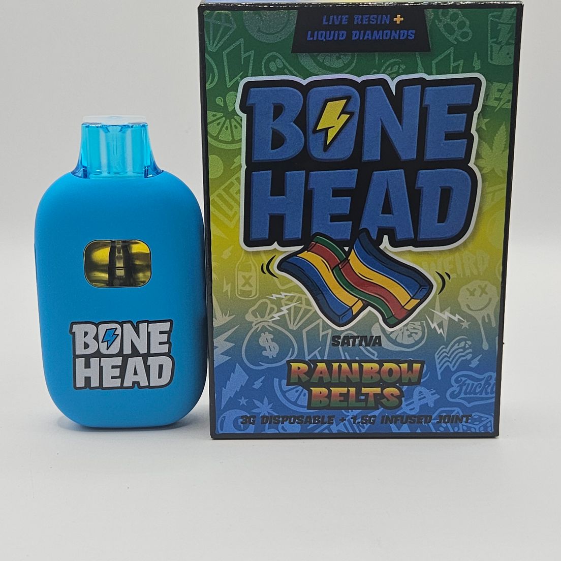 Bone Head - Disposable - Rainbow Belts - 3G