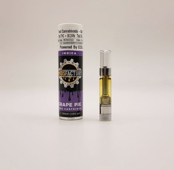 1g Grape Pie (Indica) CCELL Cartridge - MidsFactory