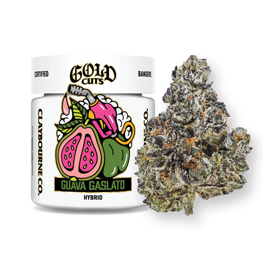 Claybourne | Flower | 3.5g | Gold | Guava Gaslato