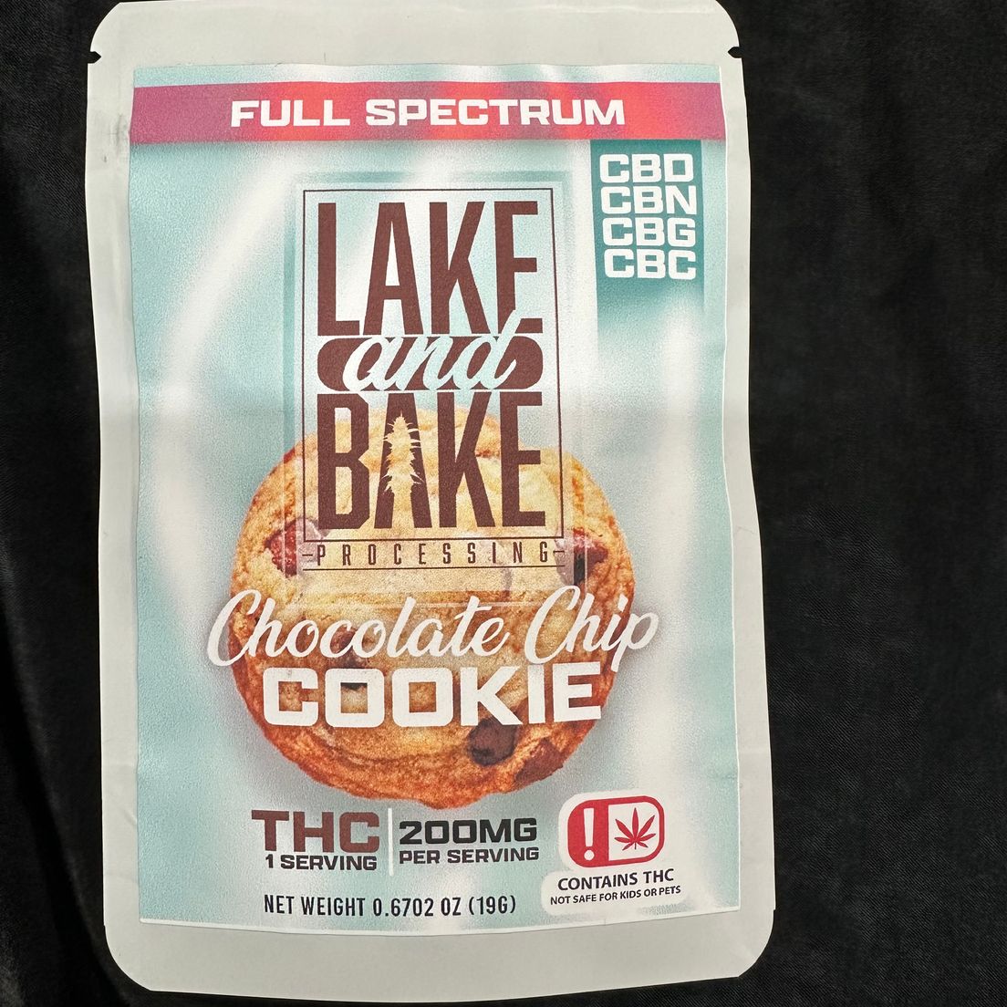 Chocolate Chip Cookie - 200 MG by Lake and Bake