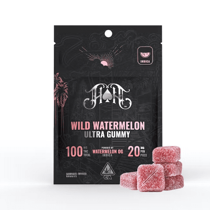 Wild Watermelon | Indica - Ultra Extract Gummies - 100mg THC